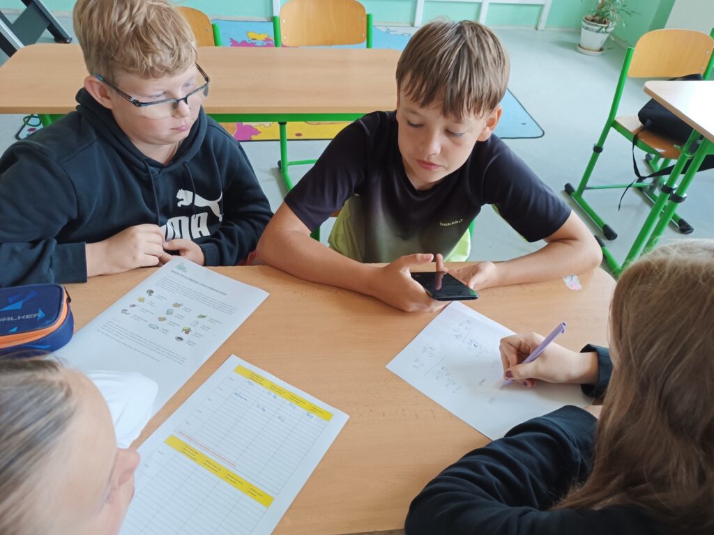 ZŠ Třebenice - Počítání uhlíkové stopy potravin